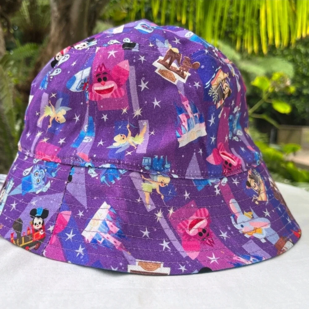 Disney Girl Vibrant Purple Character Bucket Hat